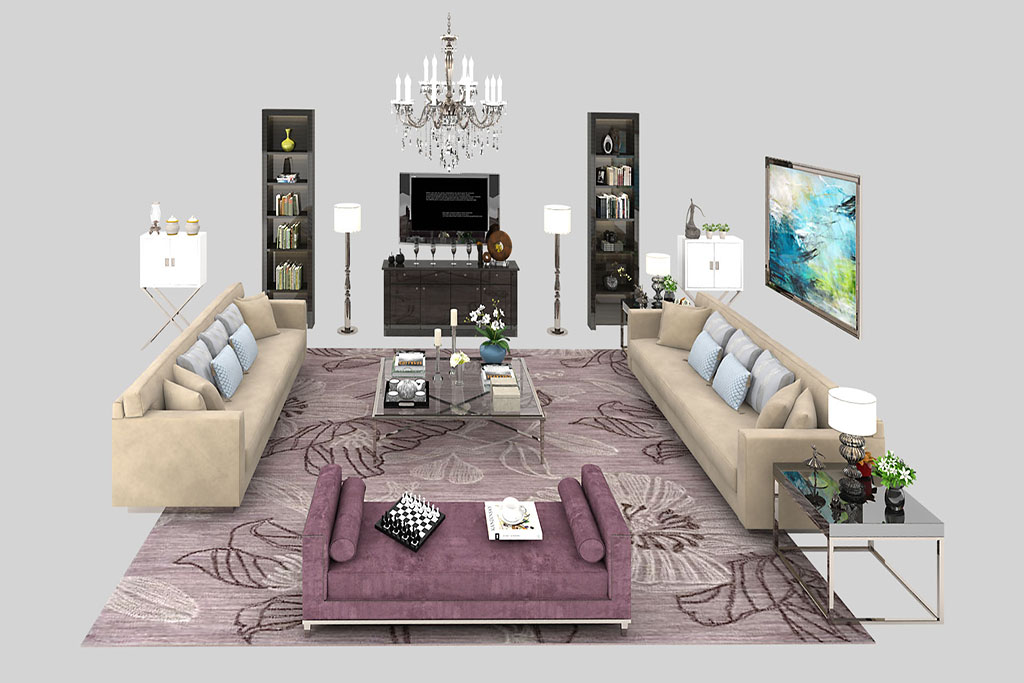 virtual living room furniture placement